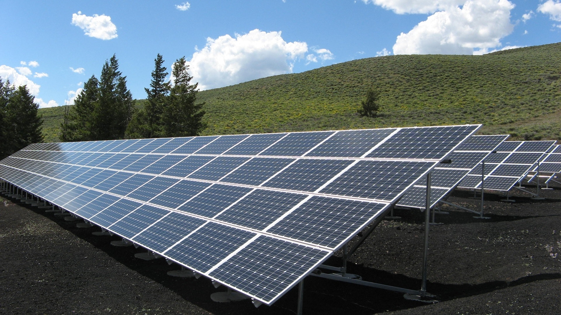 One type of green energy source is solar energy.